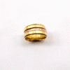 Ring Size - 8 Fashionable Brass Copper Ring T - BSPR999 18K Rose Gold & Yellow Gold Plated Solid Handmade Designer Brass Copper Spinner Ring